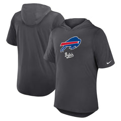 Nike Buffalo Bills Tri-Blend Performance Hoodie T-Shirt Anthracite