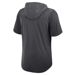 Nike Miami Dolphins Tri-Blend Performance Hoodie T-Shirt Anthracite