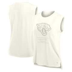 Fanatics Jacksonville Jaguars Women's Studio Embrace Tank Top Cream