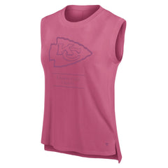 Fanatics Kansas City Chiefs Women's Studio Embrace Tank Top Pink