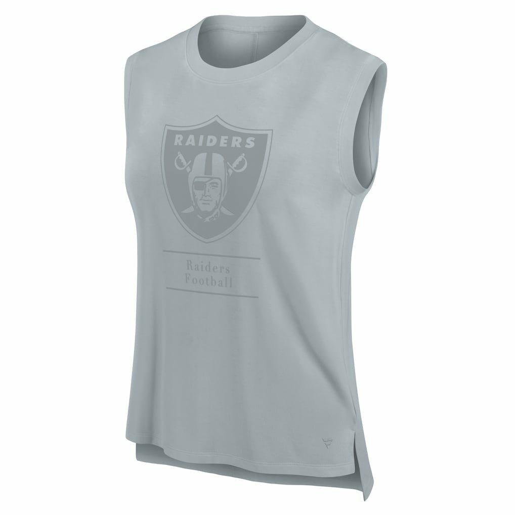 Fanatics Las Vegas Raiders Women's Studio Embrace Tank Top Gray