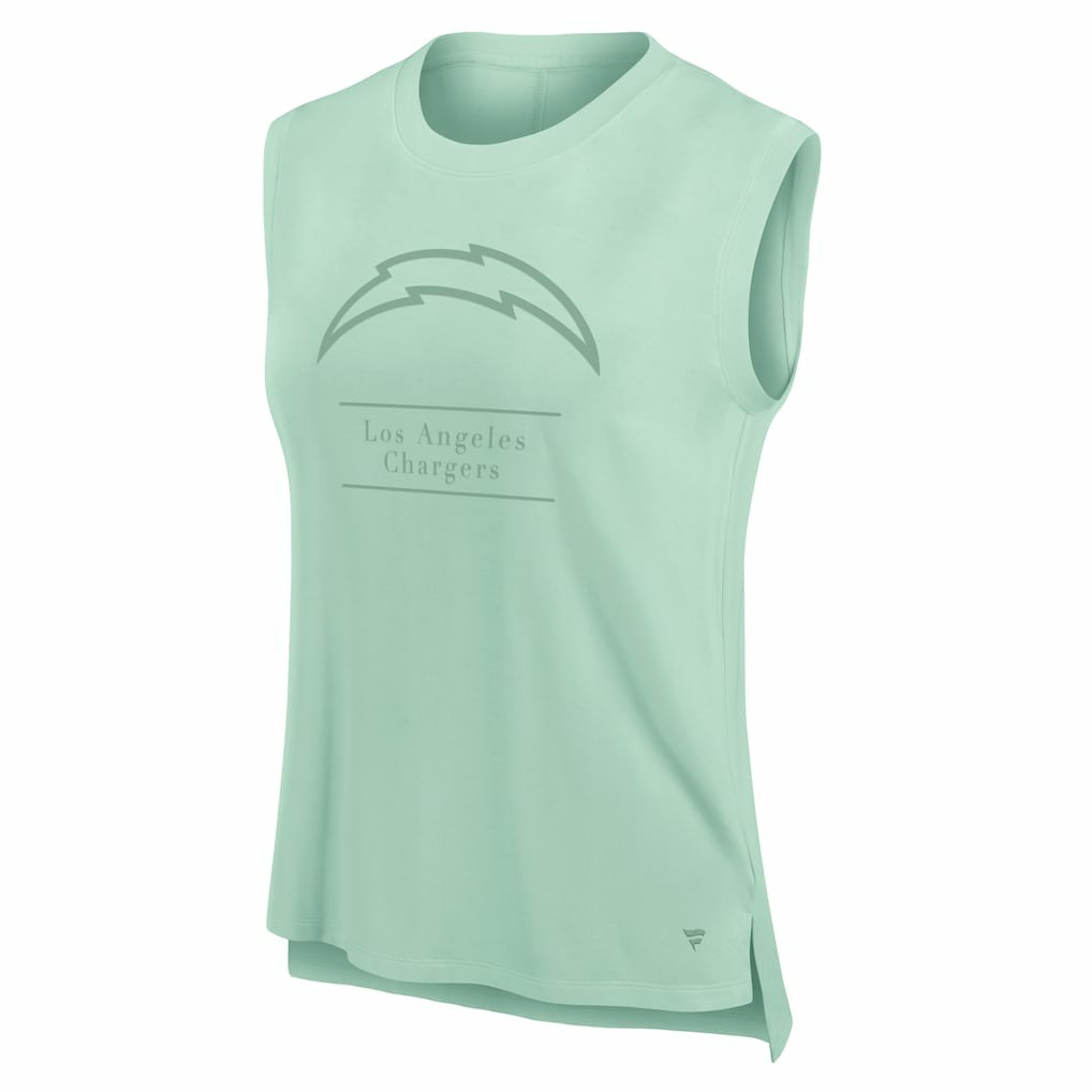 Fanatics Los Angeles Chargers Women's Studio Embrace Tank Top Mint