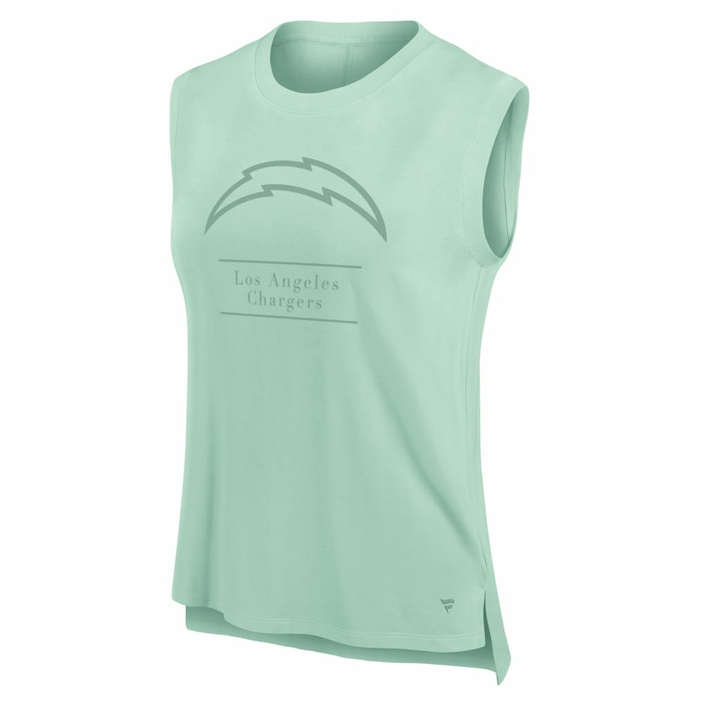 Fanatics Los Angeles Chargers Women's Studio Embrace Tank Top Mint