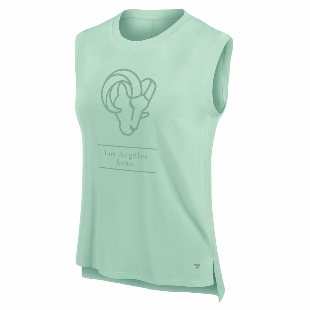 Fanatics Los Angeles Rams Women's Studio Embrace Tank Top Mint