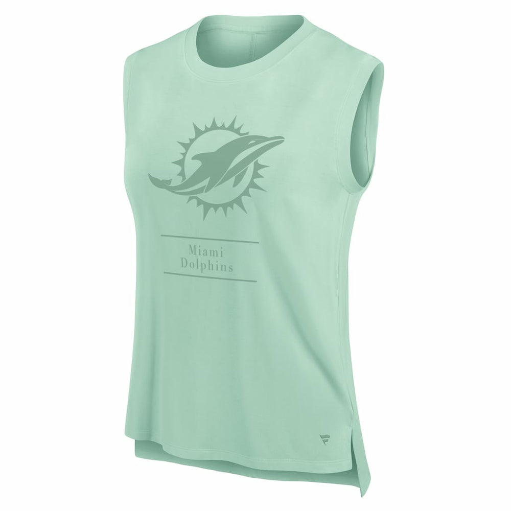 Fanatics Miami Dolphins Women's Studio Embrace Tank Top Mint