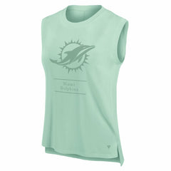 Fanatics Miami Dolphins Women's Studio Embrace Tank Top Mint