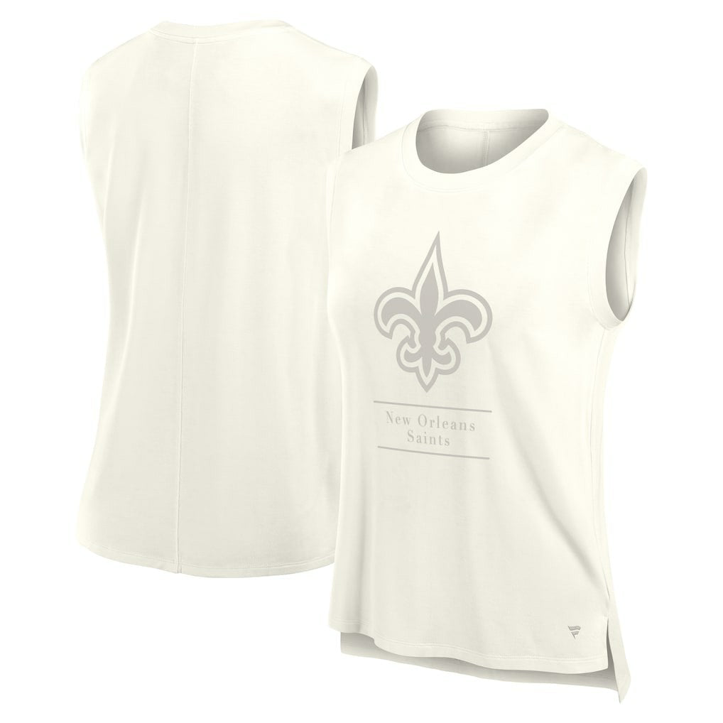 Fanatics New Orleans Saints Women's Studio Embrace Tank Top Cream