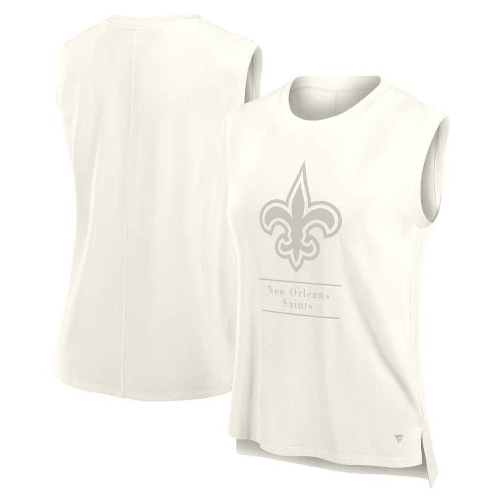 Fanatics New Orleans Saints Women's Studio Embrace Tank Top Cream