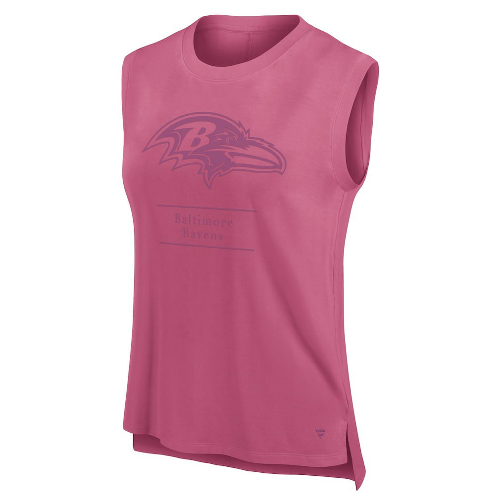 Fanatics Baltimore Ravens Women's Studio Embrace Tank Top Pink