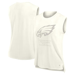 Fanatics Philadelphia Eagles Women's Studio Embrace Tank Top Cream