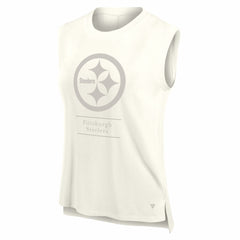 Fanatics Pittsburgh Steelers Women's Studio Embrace Tank Top Cream