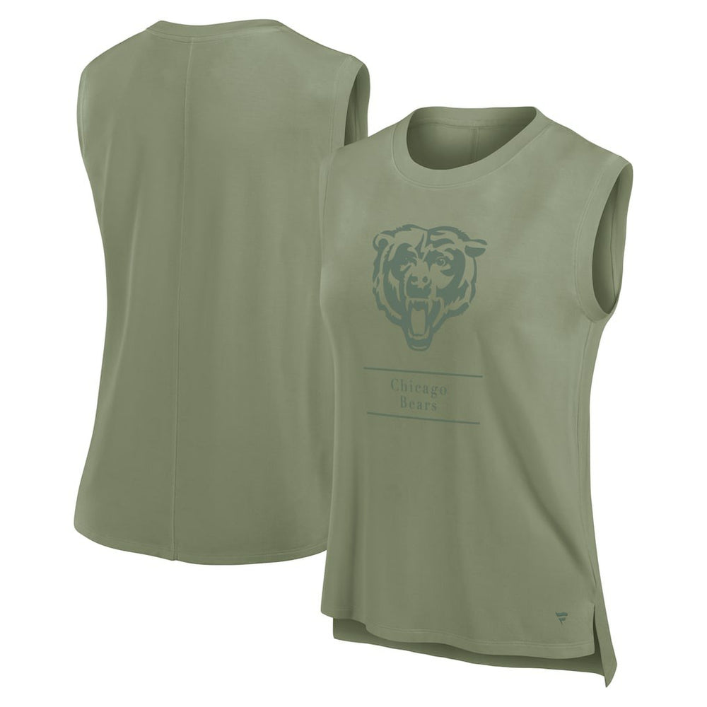 Fanatics Chicago Bears Women's Studio Embrace Tank Top Olive