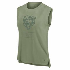 Fanatics Chicago Bears Women's Studio Embrace Tank Top Olive