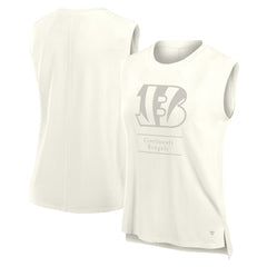 Fanatics Cincinnati Bengals Women's Studio Embrace Tank Top Cream