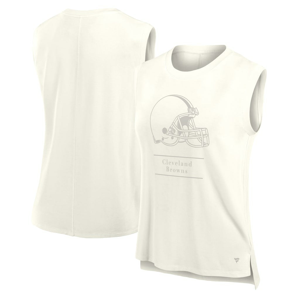 Fanatics Cleveland Browns Women's Studio Embrace Tank Top Cream