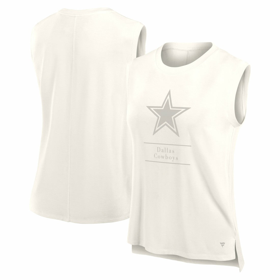 Fanatics Dallas Cowboys Women's Studio Embrace Tank Top Cream
