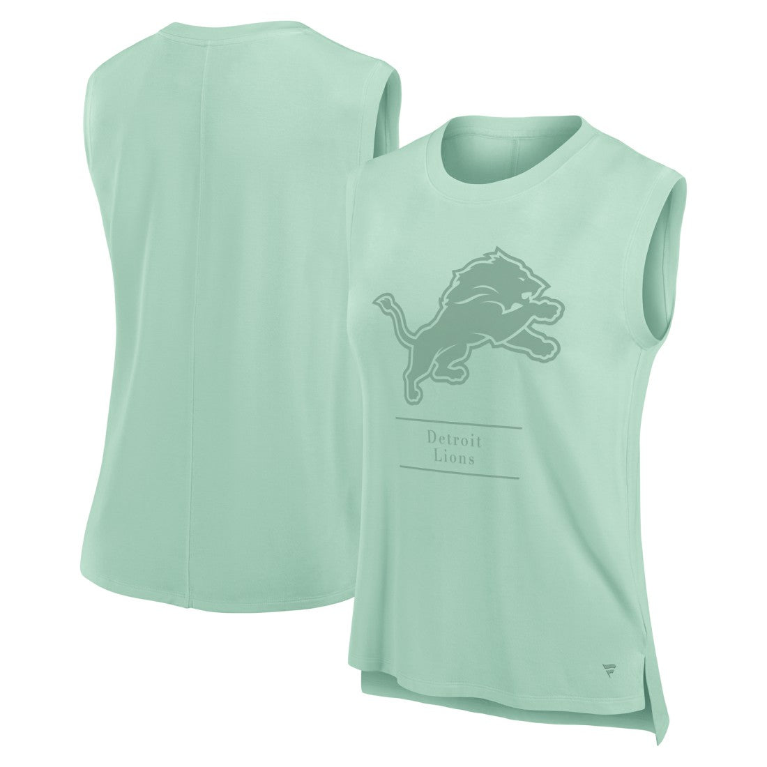 Fanatics Detroit Lions Women's Studio Embrace Tank Top Mint