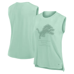 Fanatics Detroit Lions Women's Studio Embrace Tank Top Mint