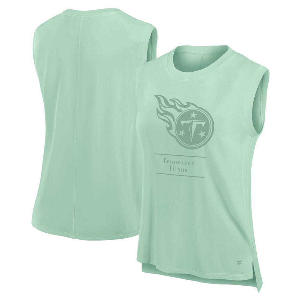 Fanatics Tennessee Titans Women's Studio Embrace Tank Top Mint