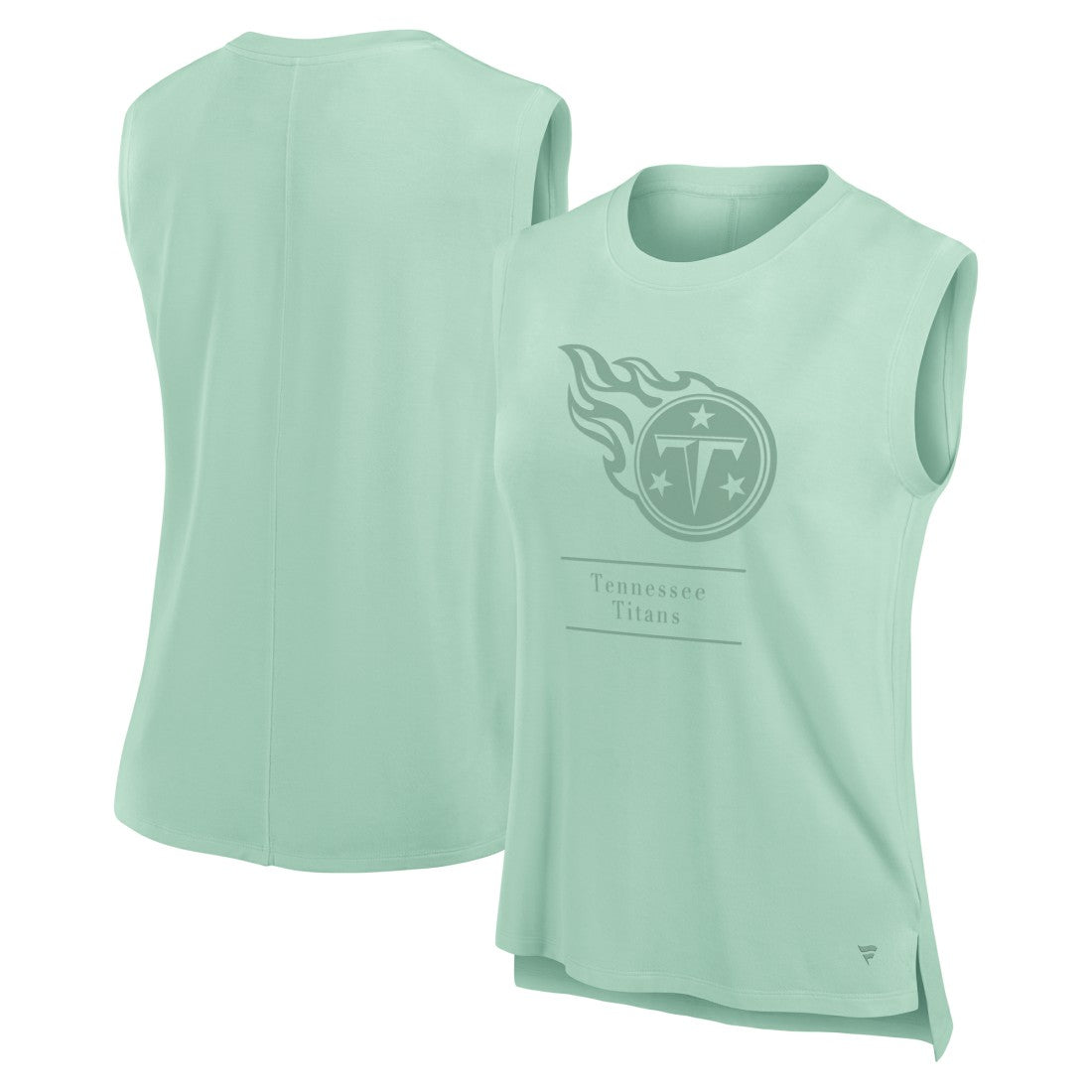 Fanatics Tennessee Titans Women's Studio Embrace Tank Top Mint