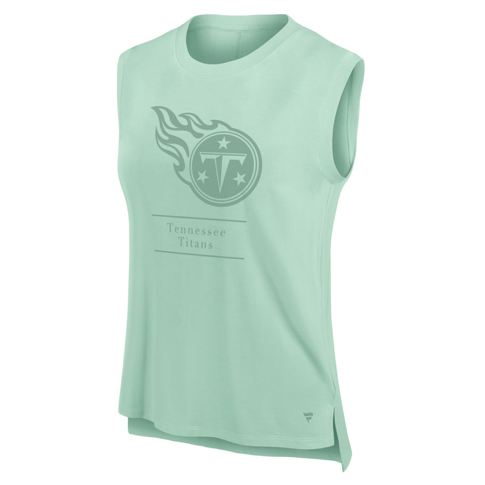 Fanatics Tennessee Titans Women's Studio Embrace Tank Top Mint