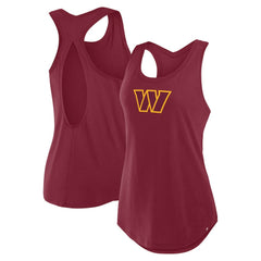 Fanatics Washington Commanders Women's Iron Fan Tank Top Burgundy