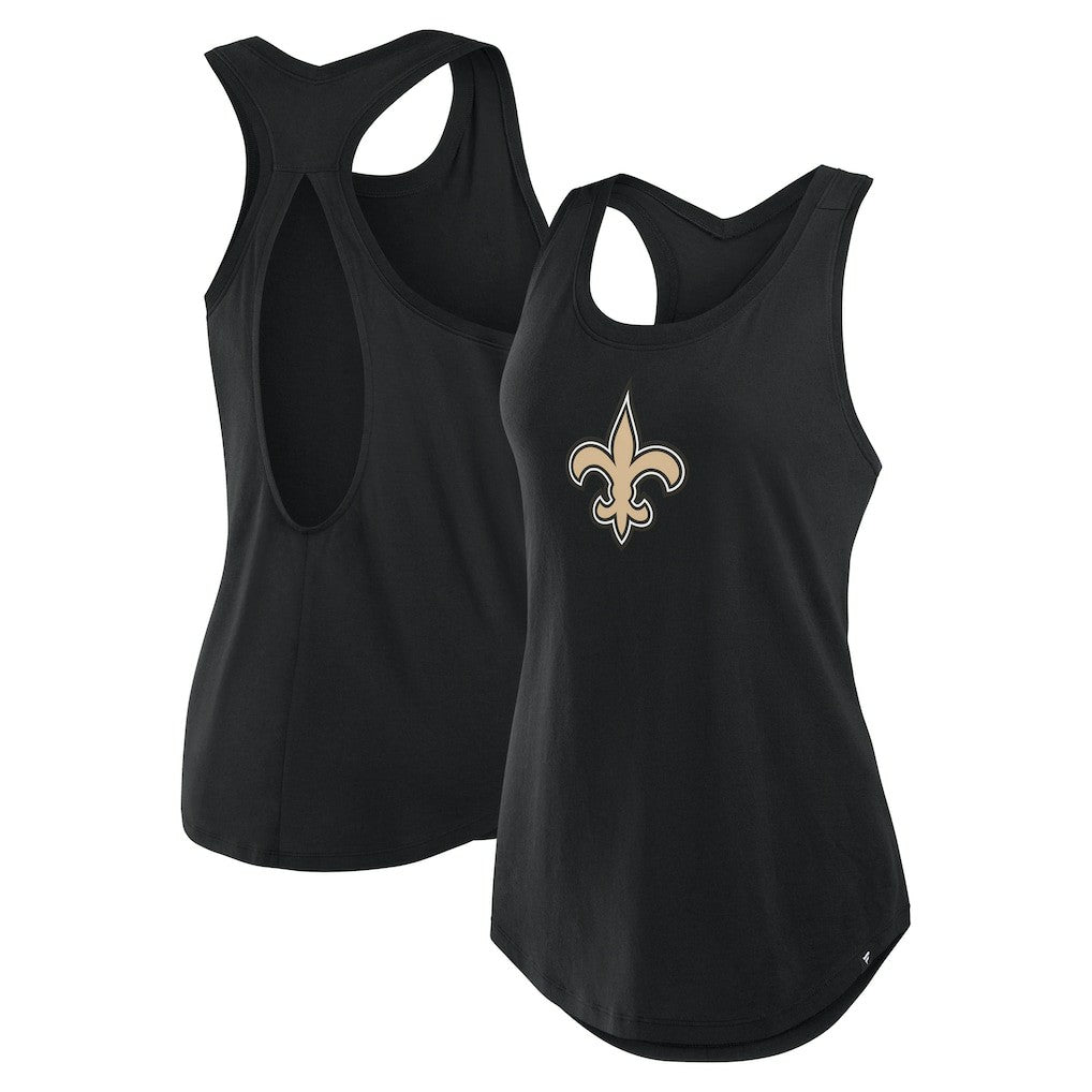 Fanatics New Orleans Saints Women's Iron Fan Tank Top Black