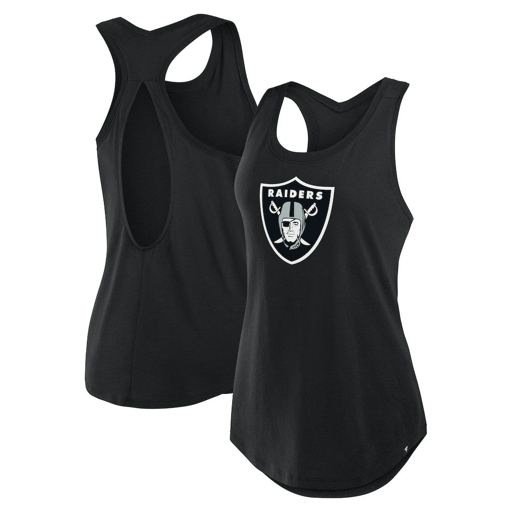 Fanatics Las Vegas Raiders Women's Iron Fan Tank Top Black