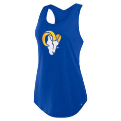 Fanatics Los Angeles Rams Women's Iron Fan Tank Top Royal
