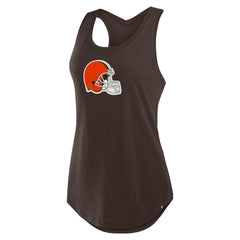 Fanatics Cleveland Browns Women's Iron Fan Tank Top Brown
