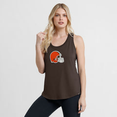 Fanatics Cleveland Browns Women's Iron Fan Tank Top Brown