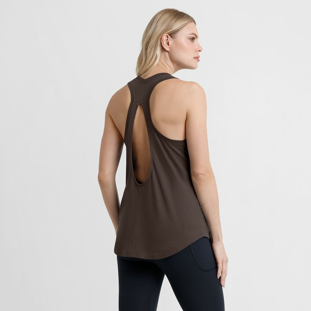 Fanatics Cleveland Browns Women's Iron Fan Tank Top Brown