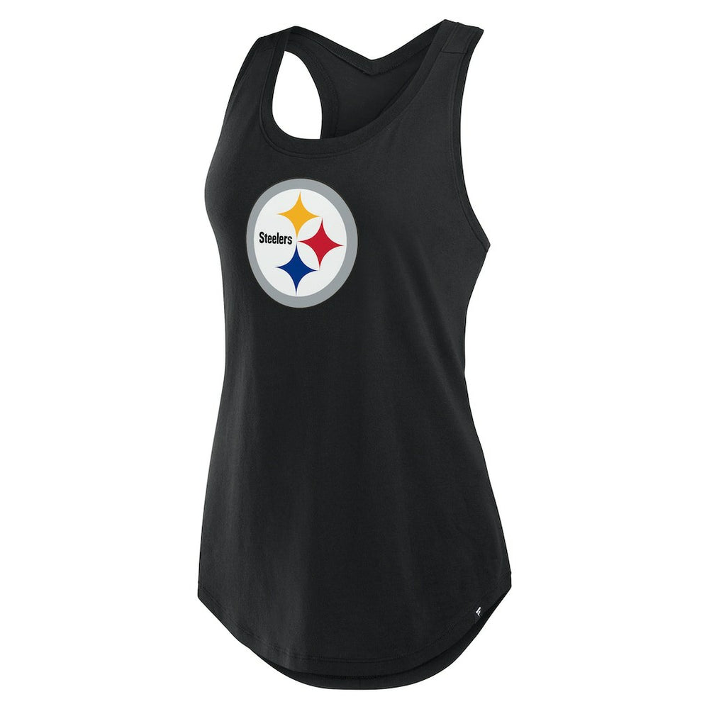Fanatics Pittsburgh Steelers Women's Iron Fan Tank Top Black