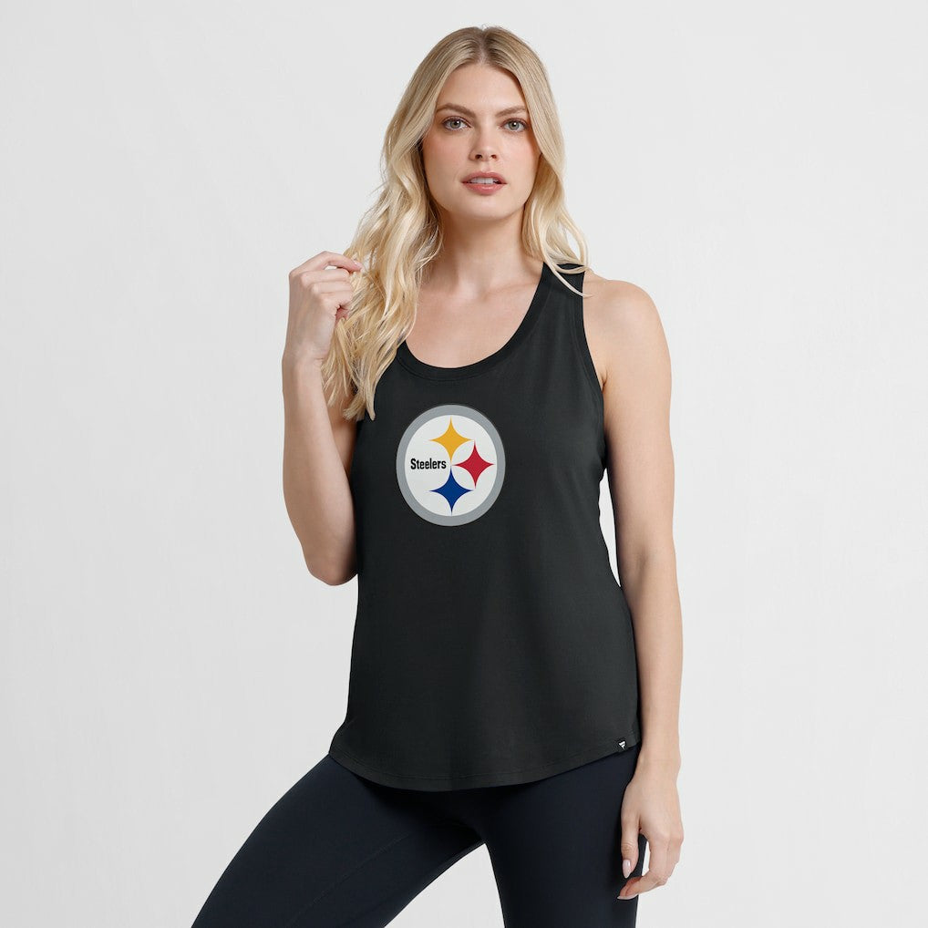 Fanatics Pittsburgh Steelers Women's Iron Fan Tank Top Black