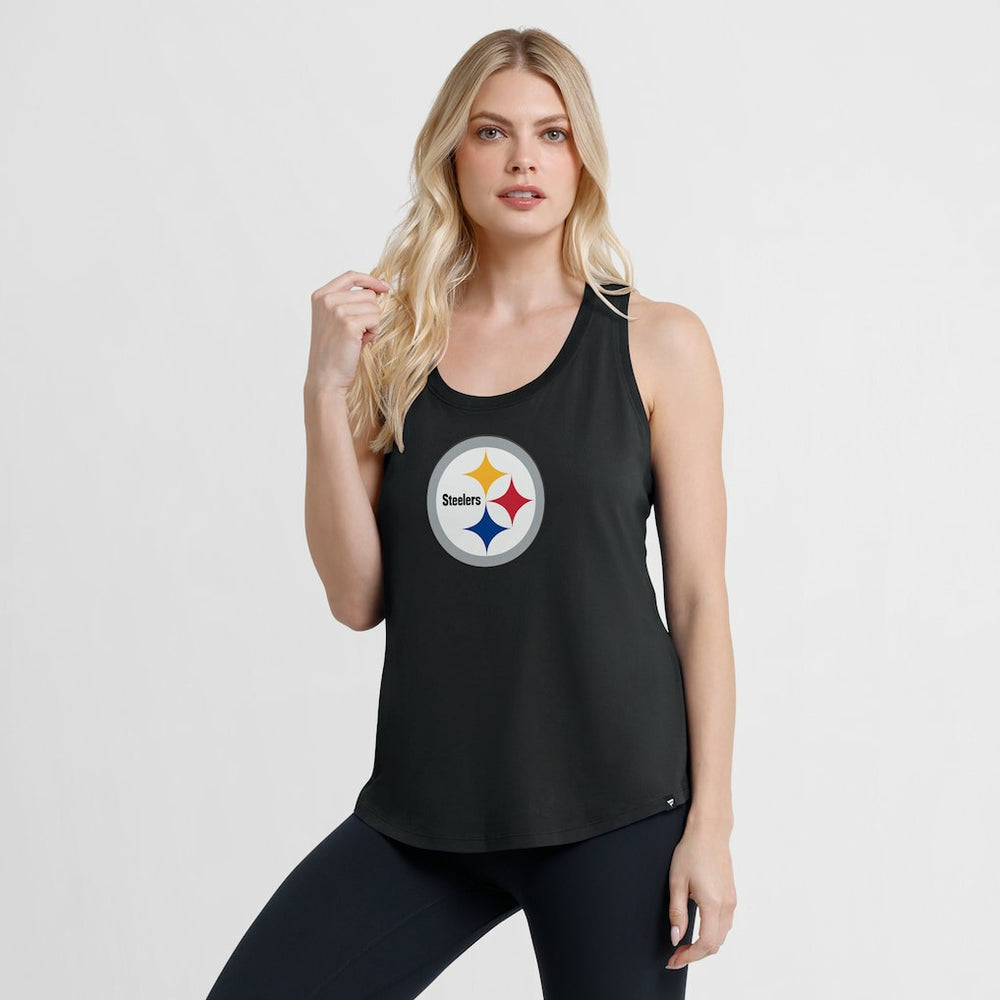 Fanatics Pittsburgh Steelers Women's Iron Fan Tank Top Black