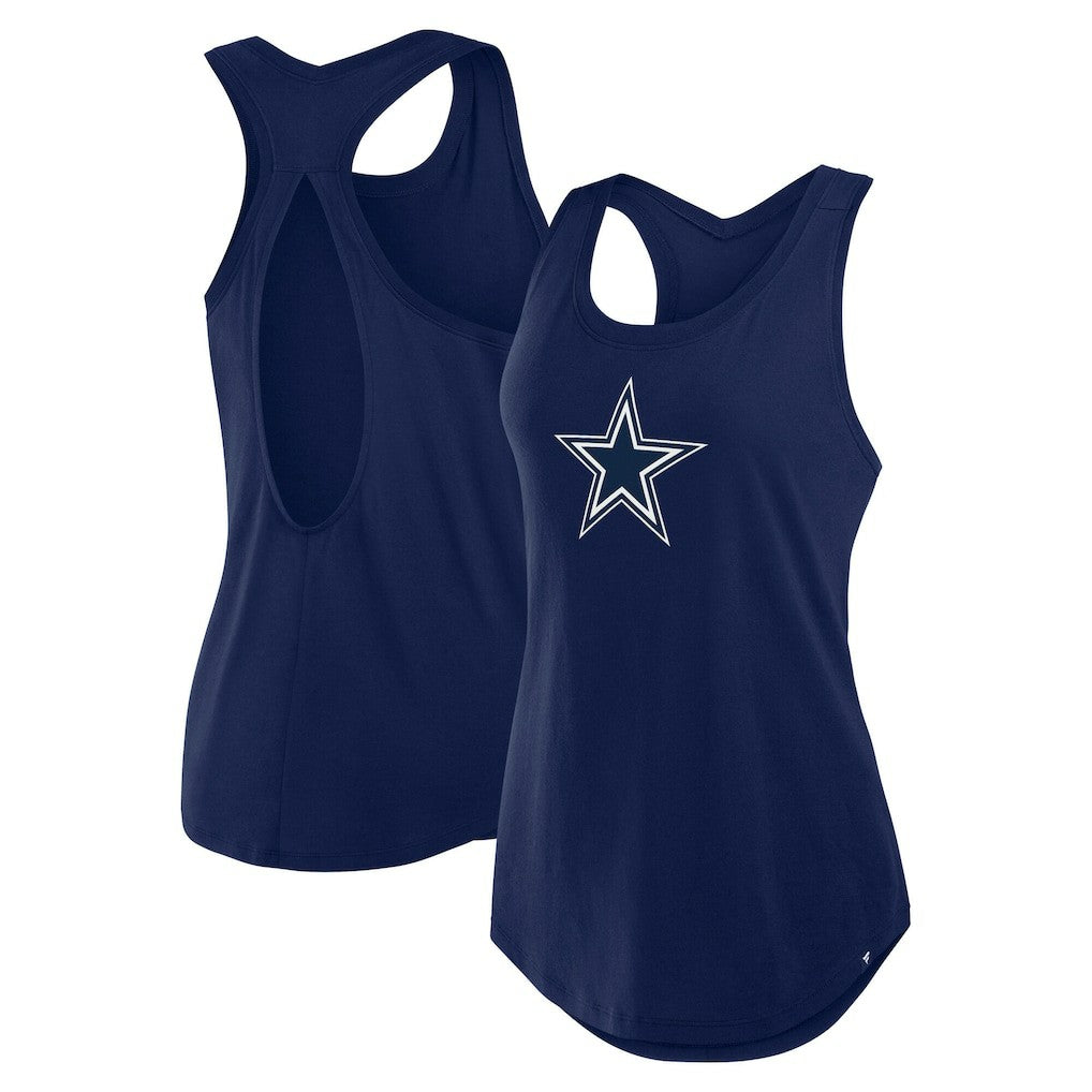 Fanatics Dallas Cowboys Women's Iron Fan Tank Top Navy
