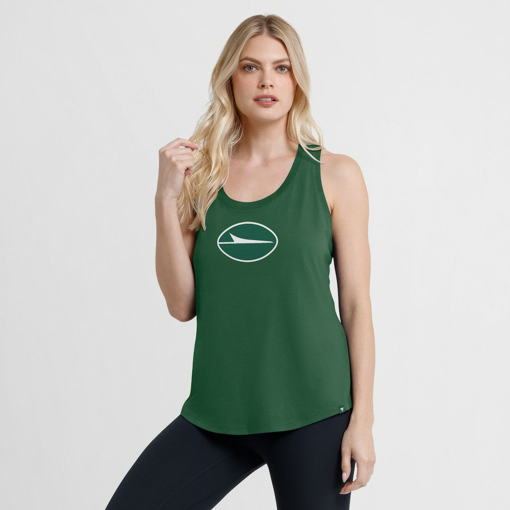 Fanatics New York Jets Women's Iron Fan Tank Top Green
