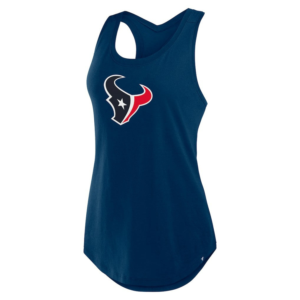 Fanatics Houston Texans Women's Iron Fan Tank Top Navy