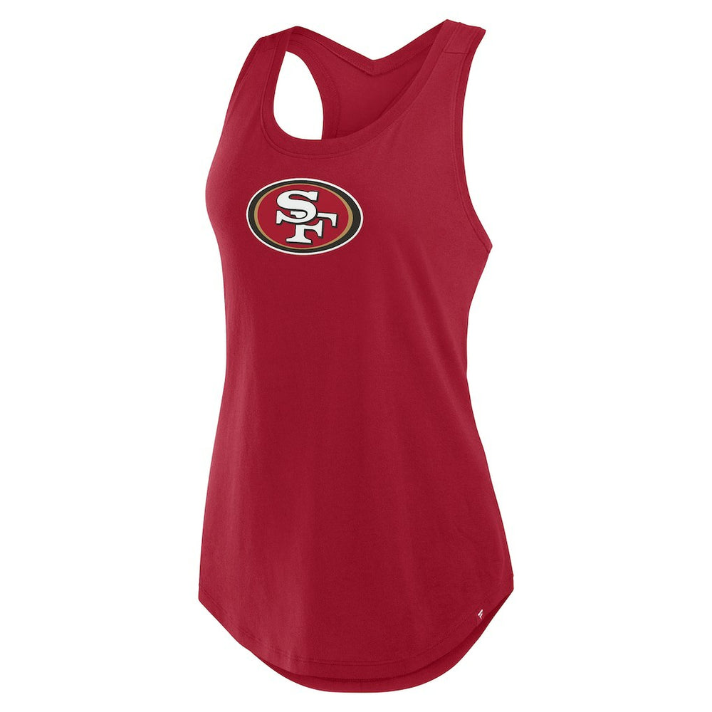 Fanatics San Francisco 49ers Women's Iron Fan Tank Top Scarlet