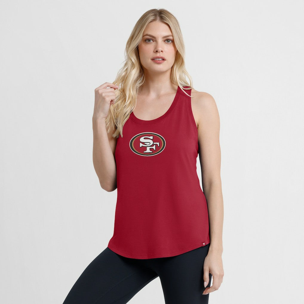 Fanatics San Francisco 49ers Women's Iron Fan Tank Top Scarlet