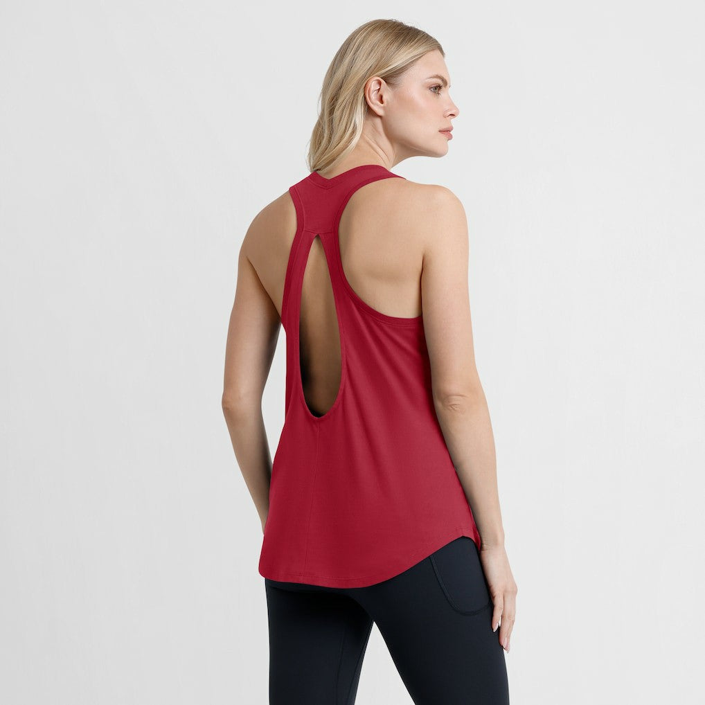 Fanatics San Francisco 49ers Women's Iron Fan Tank Top Scarlet