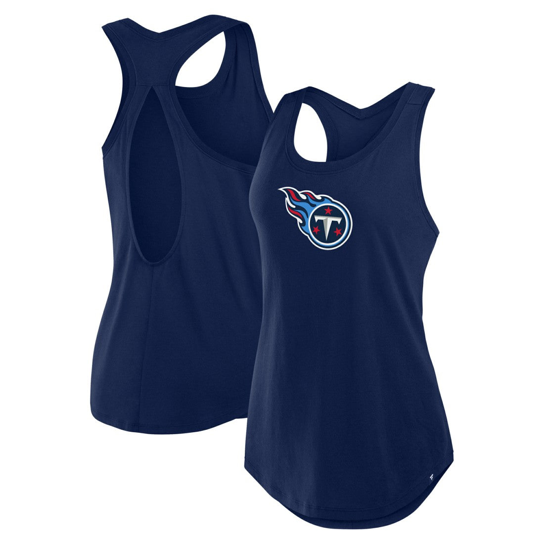 Fanatics Tennessee Titans Women's Iron Fan Tank Top Navy
