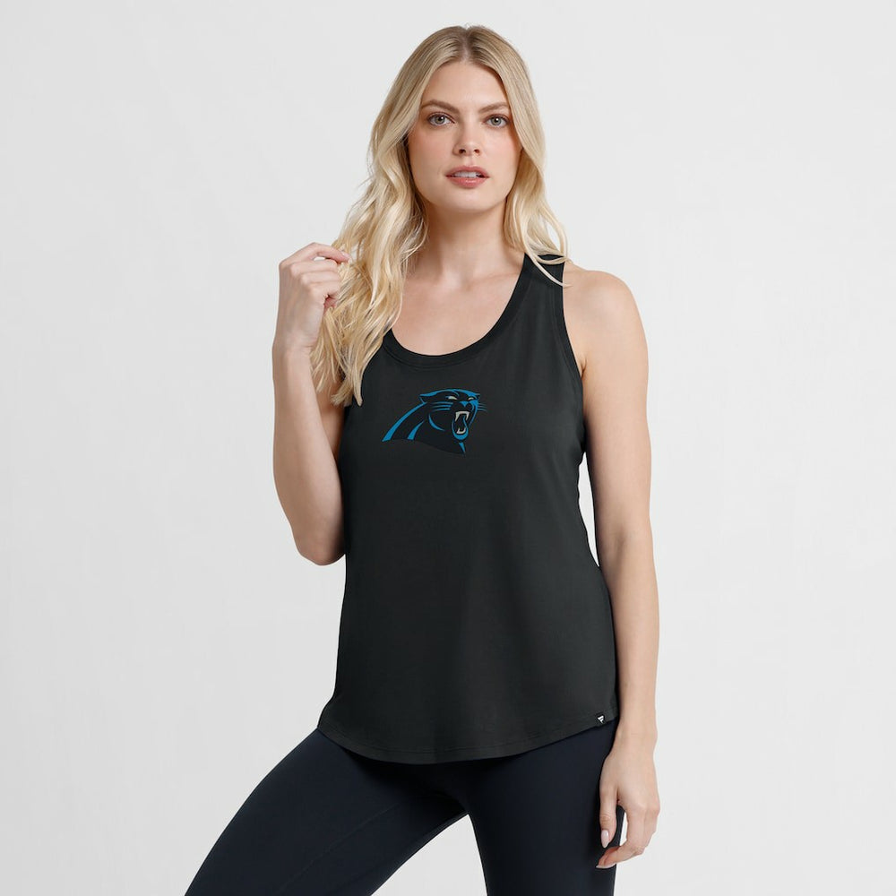 Fanatics Carolina Panthers Women's Iron Fan Tank Top Black