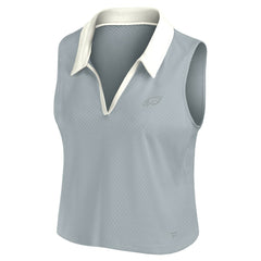 Fanatics Philadelphia Eagles Women's Studio Wellness V-Neck Tank Top Gray