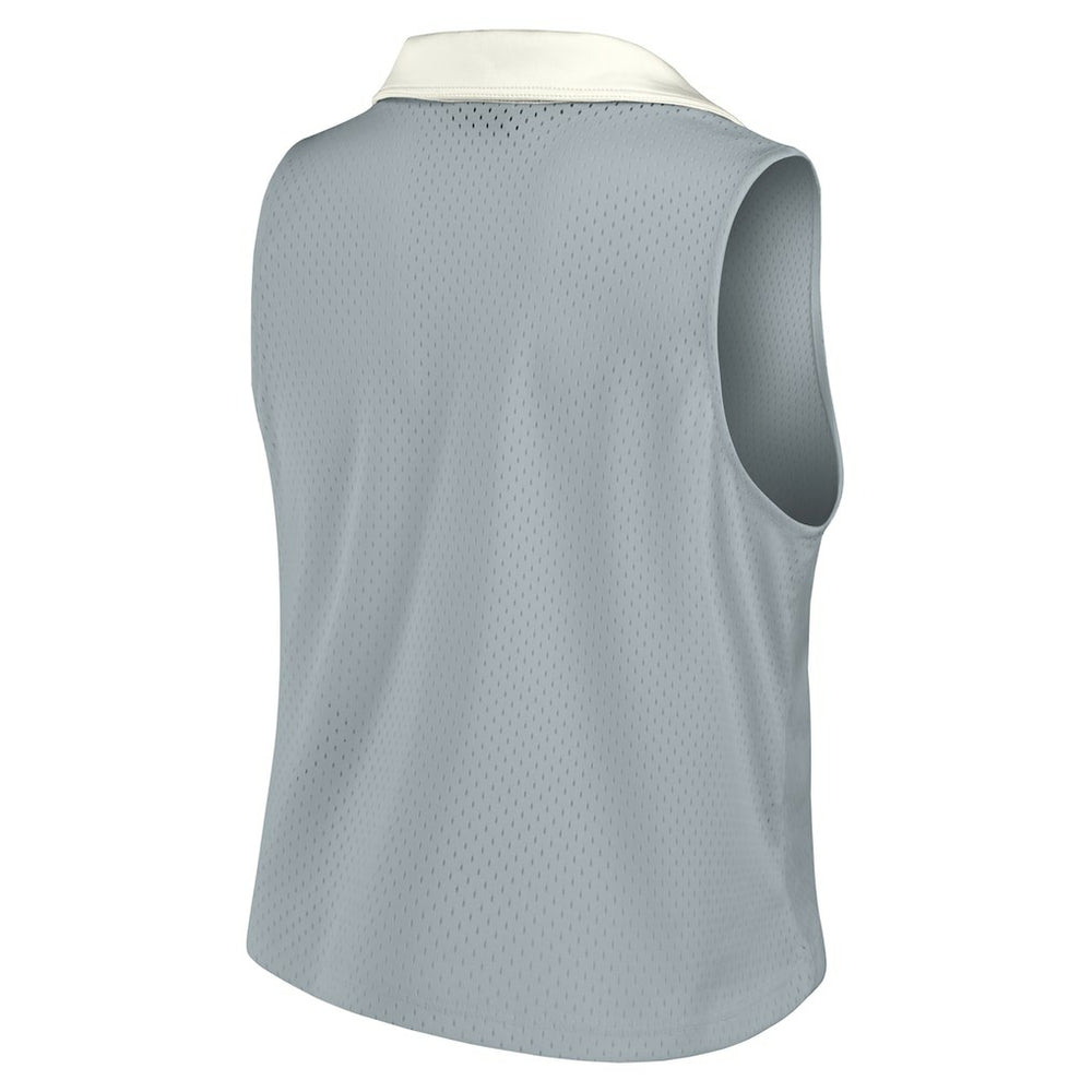 Fanatics Philadelphia Eagles Women's Studio Wellness V-Neck Tank Top Gray