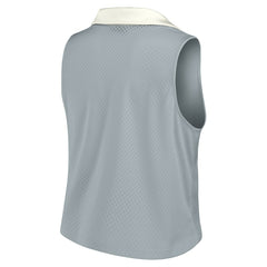 Fanatics Philadelphia Eagles Women's Studio Wellness V-Neck Tank Top Gray