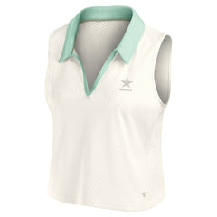 Fanatics Dallas Cowboys Women's Studio Wellness V-Neck Tank Top Cream
