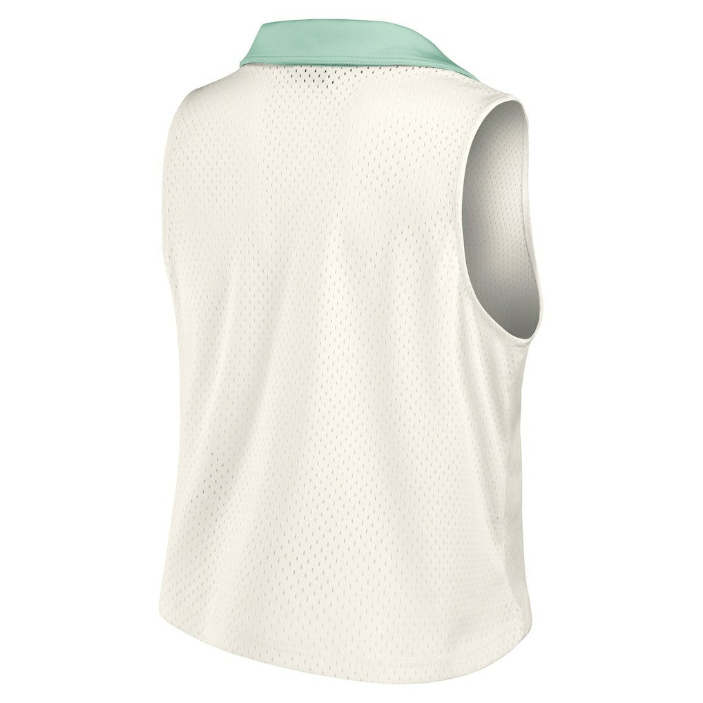 Fanatics Dallas Cowboys Women's Studio Wellness V-Neck Tank Top Cream