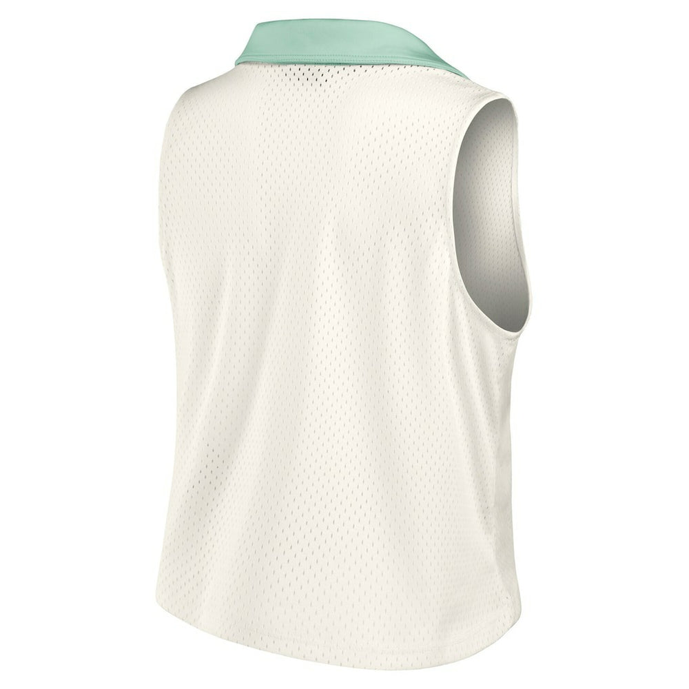 Fanatics Dallas Cowboys Women's Studio Wellness V-Neck Tank Top Cream