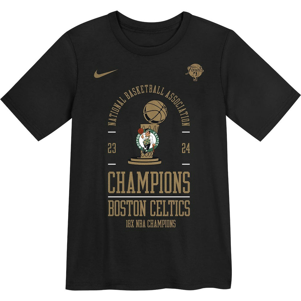 Boston Celtics Preschool 18-Time NBA Finals Champions Locker Room T-Shirt Black | Nike online